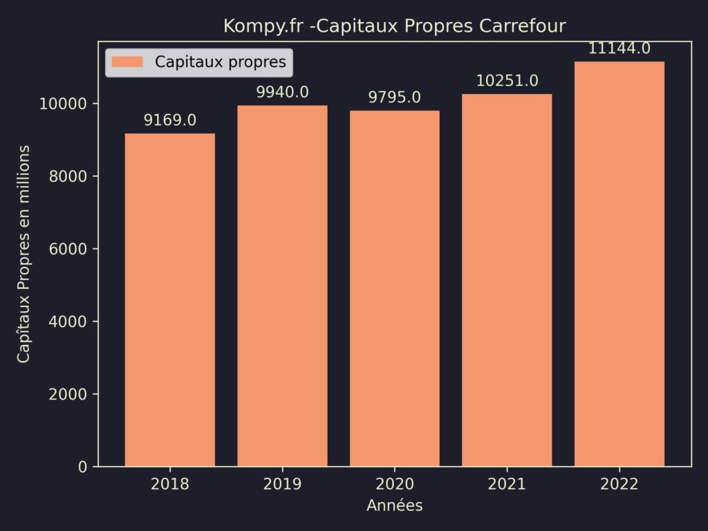 Carrefour Capitaux Propres 2022