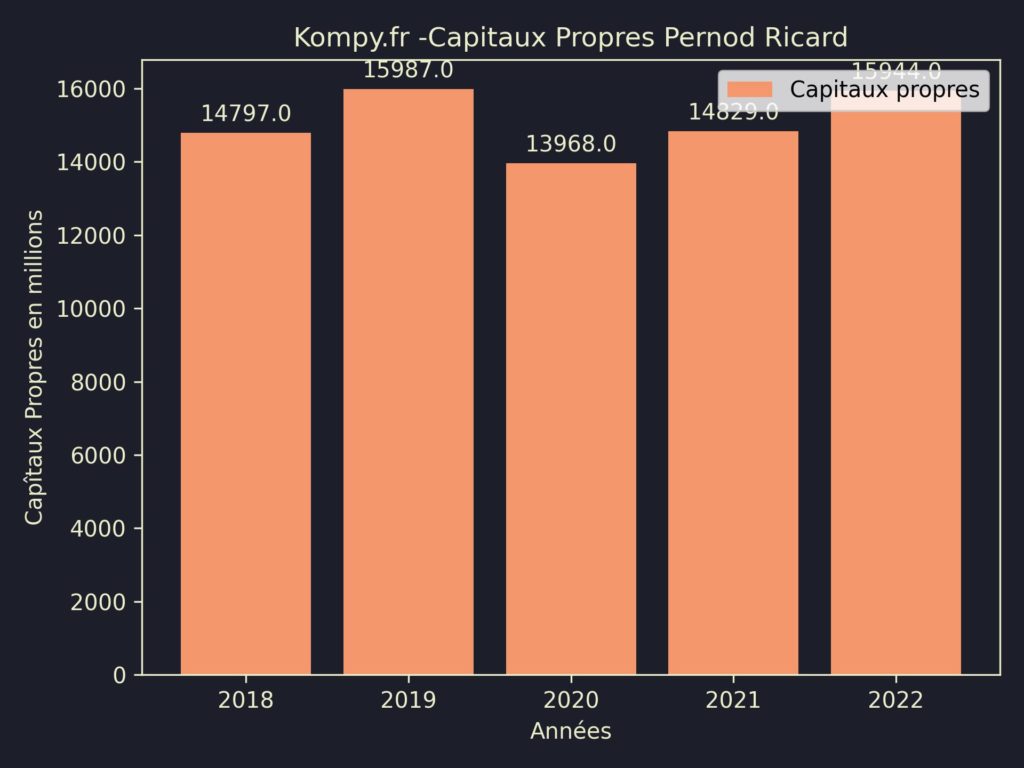 Pernod Ricard Capitaux Propres 2022