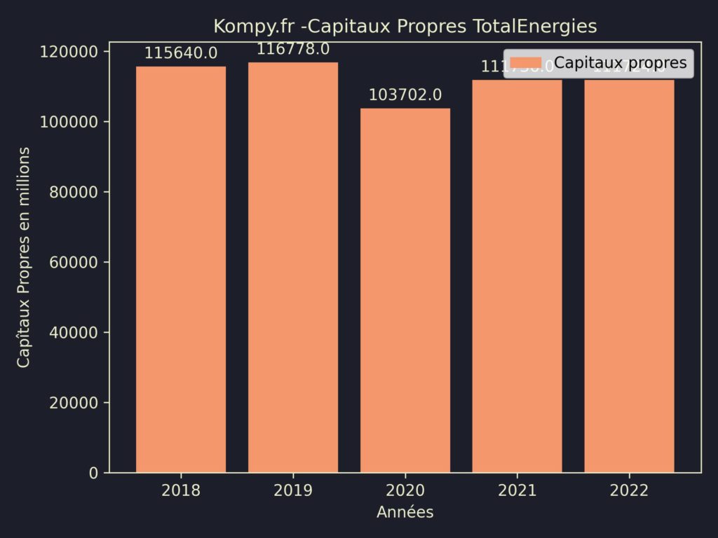 TotalEnergies Capitaux Propres 2022