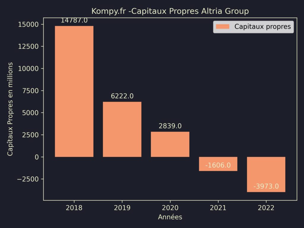 Altria Group Capitaux Propres 2022
