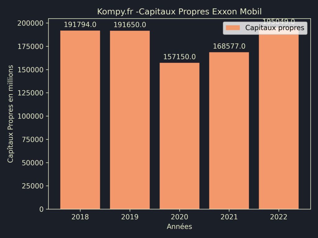 Exxon Mobil Capitaux Propres 2022