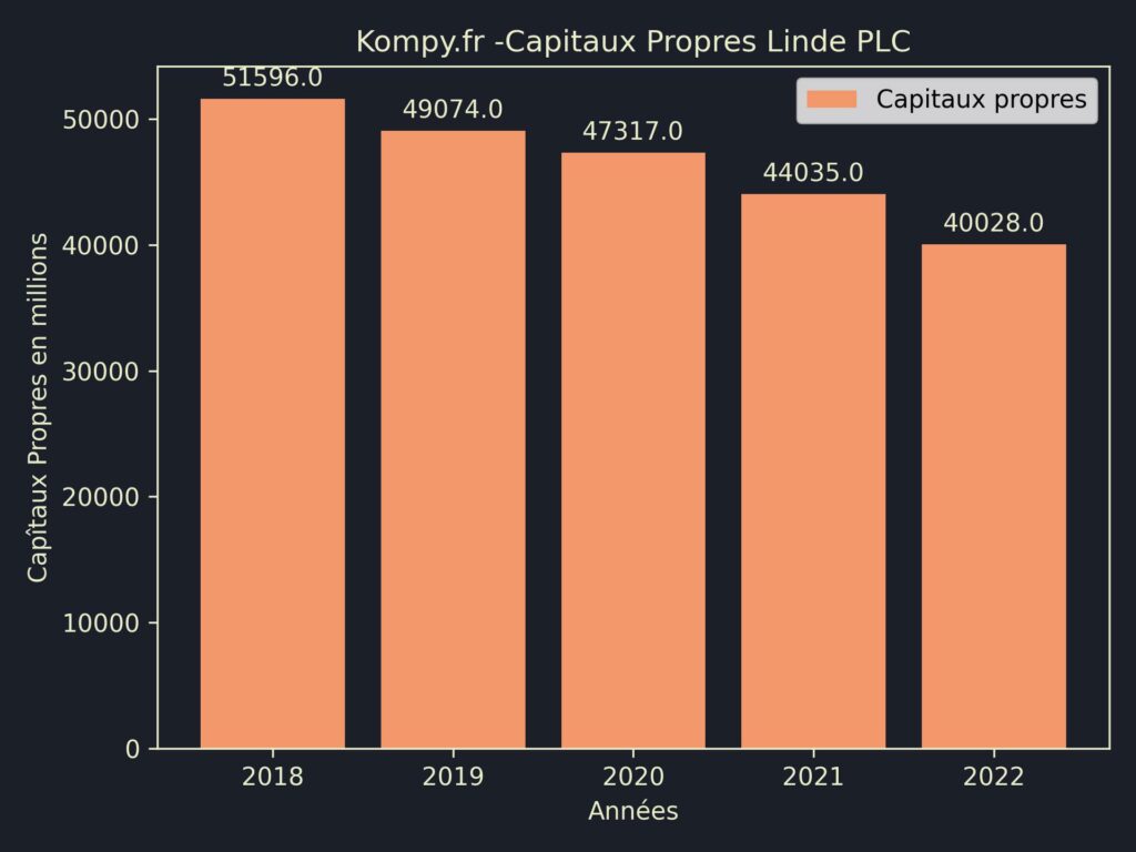 Linde PLC Capitaux Propres 2022