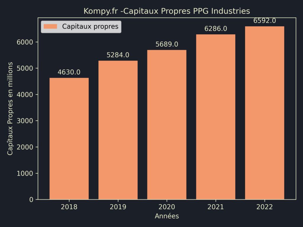 PPG Industries Capitaux Propres 2022